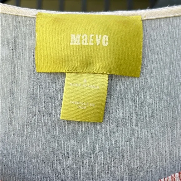 Anthropologie Meave Toronto Maxi Dress Bohemian Boho Embroidered  Flowy Gauze Sm - Picture 5 of 10